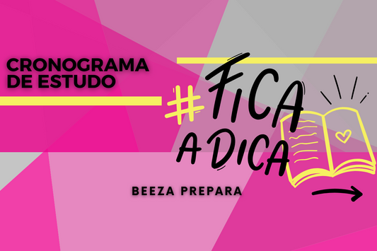 BeeZa Prepara - Cronograma de estudo eficiente