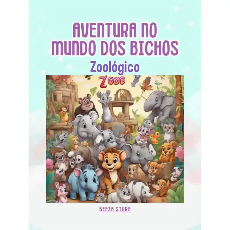 capa do ebook aventura no mundo dos bichos