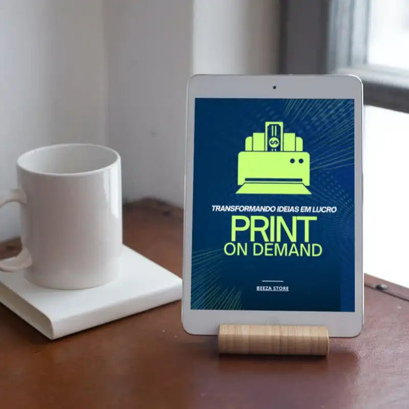 ebook print on demand transformando ideias em lucro no tablet