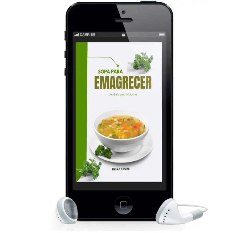 eBOOK + Áudio Book - Sopa para Emagrecer - Um Guia para Iniciantes - celular