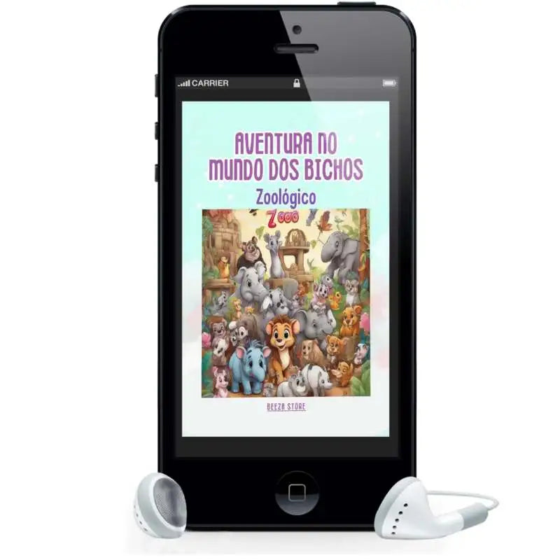 eBOOK - Aventura no Mundo dos Bichos: Zoológico - no celular