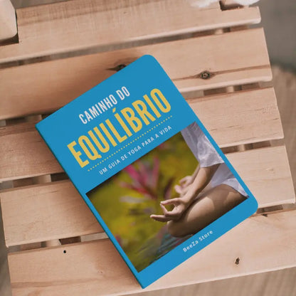 livro caminho do equilíbrio - um guia de yoga para a vida em cima de uma cadeira