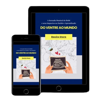 ebook do ventre ao mundo  no tablet e smartphone