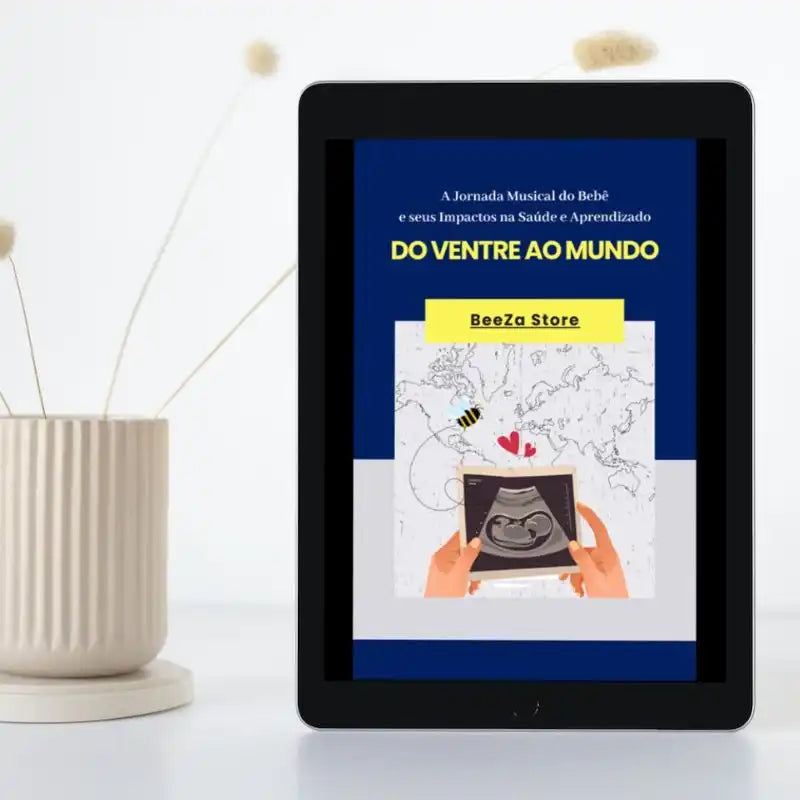 ebook do ventre ao mundo  no tablet 