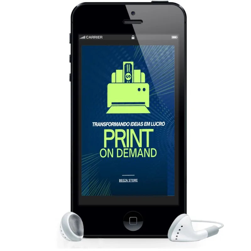 ebook print on demand smartphone e fone de ouvido 