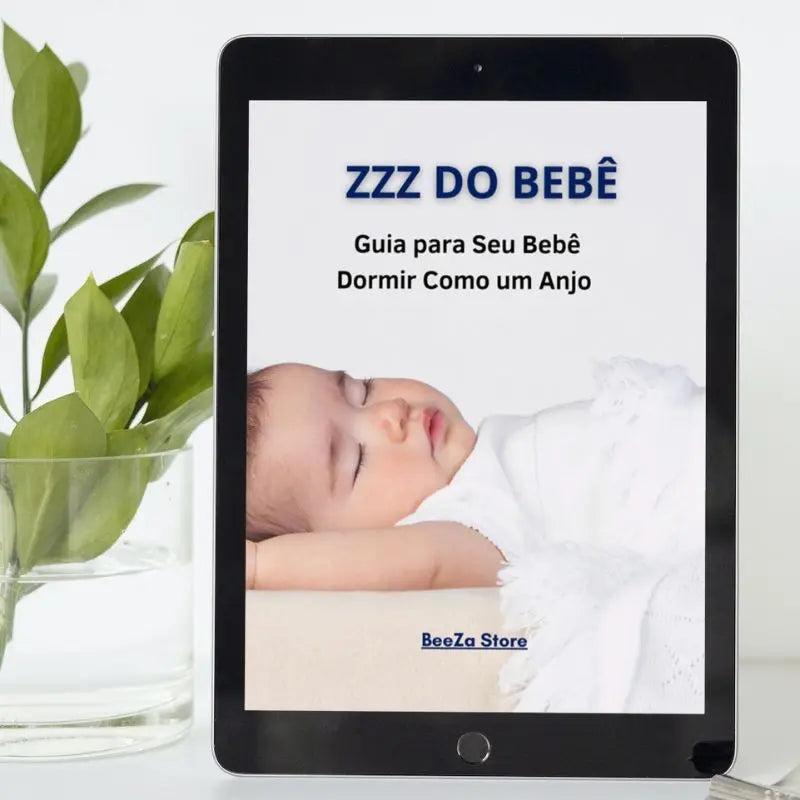  ebook zzz do bebê no tablet 