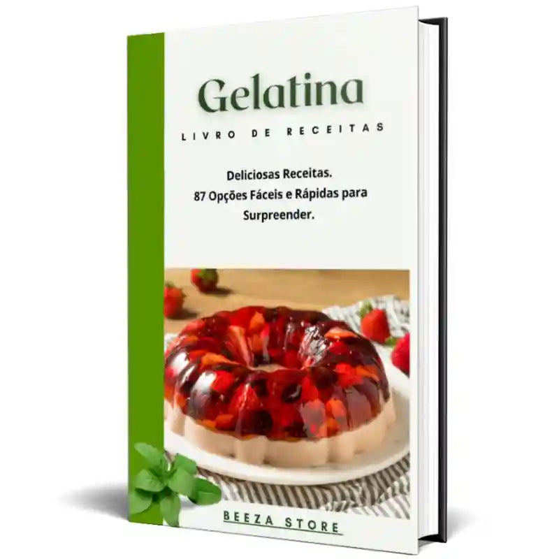 E-book Gelatina - Livro de receitas - Capa