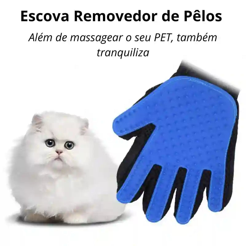 MagicPet - Luva escova  - tranquiliza o seu gato