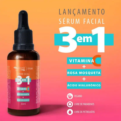 Sérum Facial 3 em 1 - Max Love