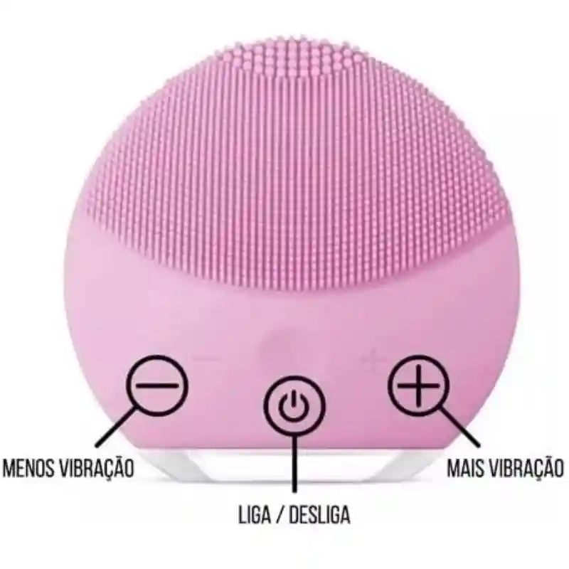 Dermicare - esponja massageadora facial - controles